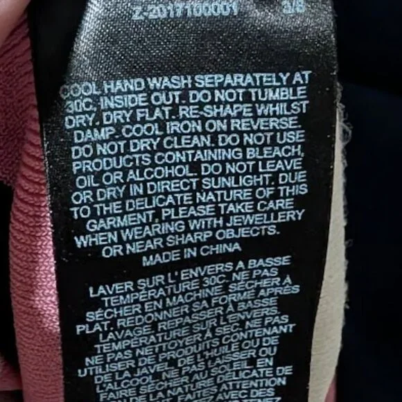 Ted Baker | 'Colour By Numbers' Origami Navy Knit Dress - Picture 12 of 16